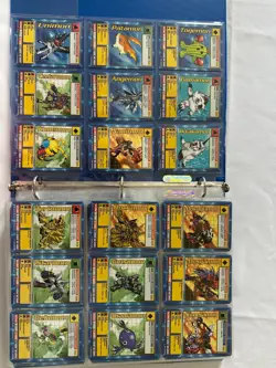 Digimon Digi Battle Card Blue Binder Vintage Years 1999-2022 - Image 2