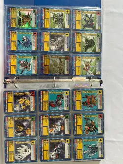 Digimon Digi Battle Card Blue Binder Vintage Years 1999-2022 - Image 3