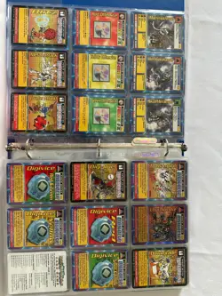Digimon Digi Battle Card Blue Binder Vintage Years 1999-2022 - Image 4