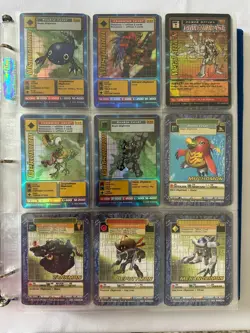 Digimon Digi Battle Card Blue Binder Vintage Years 1999-2022 - Image 5