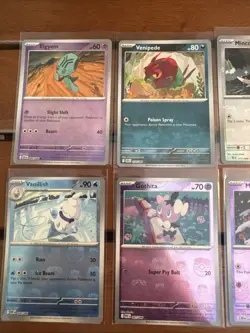 Pokemon Master Ball Pattern Lot of 8 White Flare Black Bolt Pokemon Card Game NM - Image 2