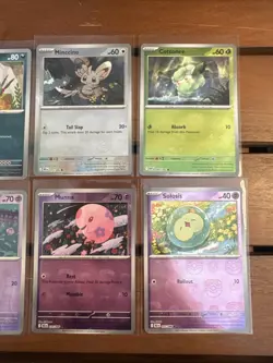 Pokemon Master Ball Pattern Lot of 8 White Flare Black Bolt Pokemon Card Game NM - Image 3