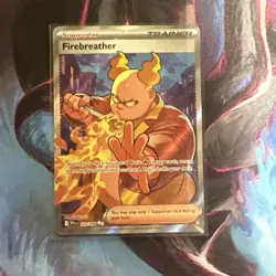 Firebreather 119/094 Phantasmal Flames Full Art NM Pokemon Trading Card - Image 1