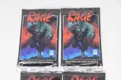 Werewolf: The Apocalypse Rage Collectible Trading Card Game 4x Booster Pack 1995 - Image 2