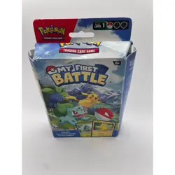 Pokemon My First Battle Trading Card Game Set New & Complete Pikcachu Bulbasaur - Image 1