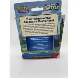 Pokemon My First Battle Trading Card Game Set New & Complete Pikcachu Bulbasaur - Image 3