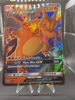 Pokemon Card TCG - Charizard GX SM211 Black Star Promo Sun & Moon Near Mint - Image 1