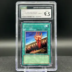 Fissure LOB-057 Rare Graded CGC 9.5 Yugioh Card - Image 1