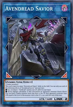 Avendread Savior - BLCR-EN091 Ultra Rare | Yu-Gi-Oh! Card - Image 1