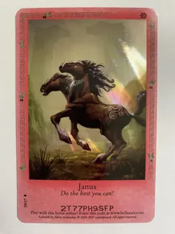Bella Sara Card Ancient Lights Foil Janus S9/17 - Image 1