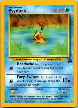 2000 Pokemon Psyduck Promo 20 Black Star NM WOTC Vintage Card Rare TCG - Image 5