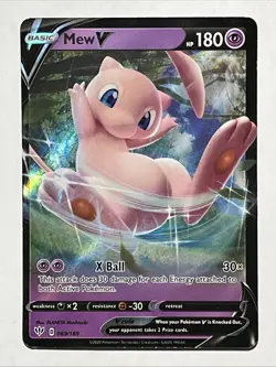 Pokemon Mew v Darkness Ablaze TCG Card 069/189 Ultra Rare - Image 2