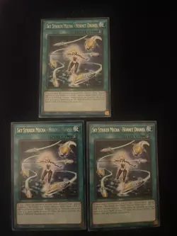 3x sky striker mecha - hornet drones Rare Jush In Hand! Near Mint Condition - Image 1