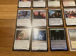 MTG Cards Lot White Rare Uncommon Land Foil + Commons Magic The Gathering Cards - Image 3