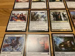 MTG Cards Lot White Rare Uncommon Land Foil + Commons Magic The Gathering Cards - Image 4