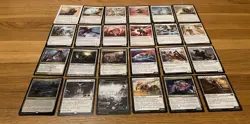 MTG Cards Lot White Rare Uncommon Land Foil + More Magic The Gathering Cards - Image 1