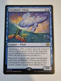 MTG - Dreamtide Whale - Modern Horizons 3 - Image 1