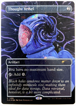 MTG Thought Vessel *GALAXY FOIL* Secret Lair Drop 1495 NM Rare - Image 1