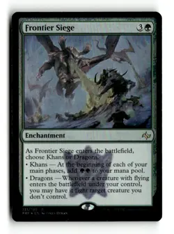 MTG | Frontier Siege | FRF | Foil | Moderately Played | English - Image 1