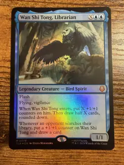Magic The Gathering MTG Avatar Wan Shi Tong Librarian Mythic FOIL!! - Image 1