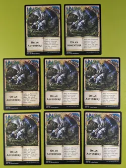 8 On an Adventure Token Throne Of Eldraine Magic the Gathering MTG 8 - Image 1