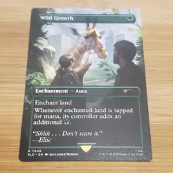 1x Wild Growth 7049, Non-Foil, Last of Us Secret Lair, Magic MTG NM - Image 1