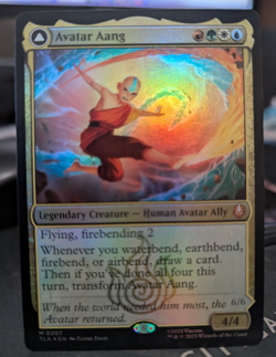 Avatar Aang / Aang, Master of Elements - Avatar: The Last Airbender FOIL MTG - Image 1