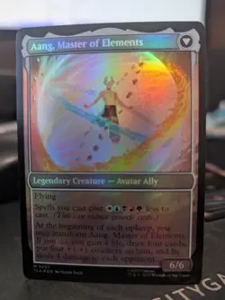 Avatar Aang / Aang, Master of Elements - Avatar: The Last Airbender FOIL MTG - Image 2