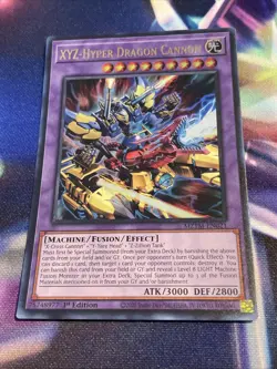 Yu-Gi-Oh! TCG XYZ-Hyper Dragon Cannon MZTM-EN021 Ultra Rare NM/M - Image 2