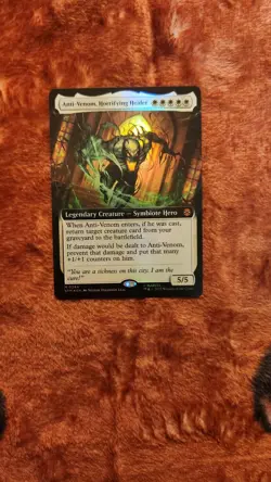 Anti-Venom, Horrifying Healer (Extended Art) Marvel's Spider-Man Foil NM M 0244 - Image 1