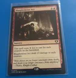 MTG Blasphemous Act Rare 0872 NM - Commander Masters 2023 - Image 1