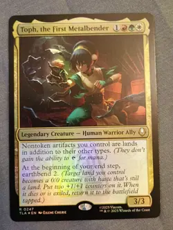 Toph, the First Metalbender Avatar: The Last Airbender Foil NM R 0247 - Image 1