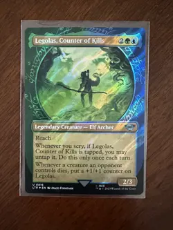 SURGE FOIL MTG Legolas, Counter of Kills (Showcase) Universes Beyond - NM - Image 1