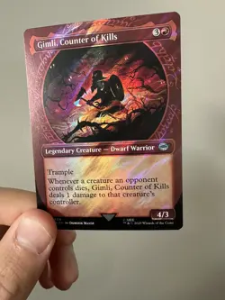 Surge Foil Gimli, Counter Of Kills Showcase 0804 Lord Of The Rings LTR MTG NM - Image 2