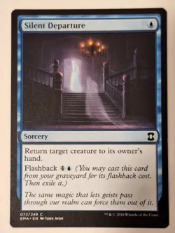 Silent Departure - Eternal Masters - Magic the Gathering MTG Nice! - Image 1