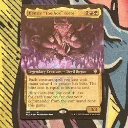 Henzie “Toolbox” Torre (Extended Art Foil) - Commander: New Capenna (Mythic) MTG - Image 1