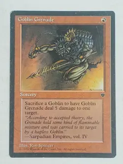 MTG Goblin Grenade (Spencer) (Fallen Empires/Red/C) - BGM - Image 1