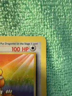 Original 1999 Pokemon Fossil Dragonite Holo - #19/62 - WOTC Vintage LP-NM - Image 4