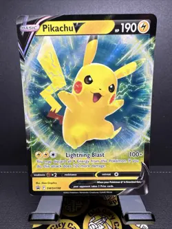 Pikachu V - SWSH198 Sword & Shield Promo Pokemon TCG - Image 1