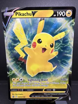 Pikachu V - SWSH198 Sword & Shield Promo Pokemon TCG - Image 2