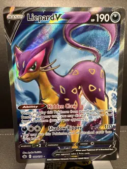 Pokemon TCG Liepard V Sword & Shield - Chilling Reign 180/198 Holo Full Art - Image 2
