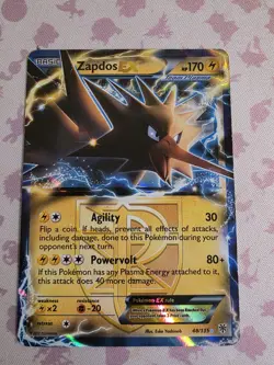 Zapdos EX (Team Plasma) - 48/135 - Plasma Storm - Ultra Rare - Pokemon TCG - Image 3