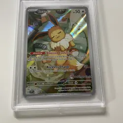 2025 Pokemon SVP Prismatic Evolutions POKEMON CENTER ETB PROMO #173 EEVEE PSA 9 - Image 2