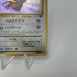 PIDGEOT Holo Bleed / FART SWIRL #018 1997 POKEMON TCG JUNGLE JAPANESE RARE - Image 5
