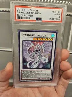 YuGiOh STARDUST DRAGON DUPO-EN103 | PSA 9 MINT |LIMITED EDITION-2019 ULTRA RARE - Image 1