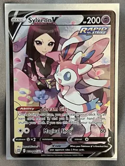 Sylveon V TG14/TG30 Brilliant Stars Trainer Gallery Pokemon TCG Holo - Image 1