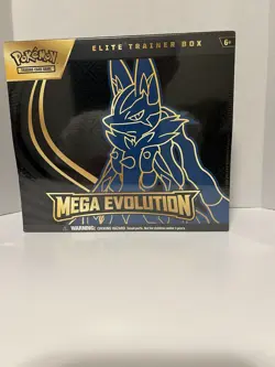 Pokemon TCG Mega Evolutions Elite Trainer Box Lucario Art - Image 1