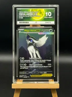 Mega Absol ex - 180 SIR - Mega Evolution - ACE 10 PERFECT SUBGRADES - Pokemon - Image 1