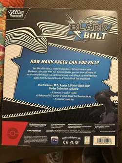 Pokemon Black Bolt Binder Collection SV10.5 - Image 2
