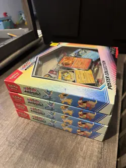 Pokemon TCG Prismatic Evolutions Poster Collection Factory Sealed (Lot of 4) - Image 1